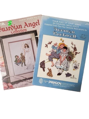 Leisure Arts Guardian Angel Collection & NormanRockwell-2 Books*** - Image 1 of 4
