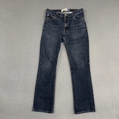 Vintage Gap Jeans Womens 8 Long Blue Bootcut Stretch Distressed Denim Cotton USA - Image 1 of 4