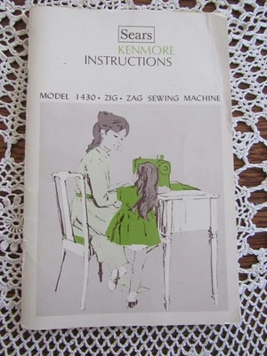 Sears Kenmore Instruction Books Model 1430 Zig Zag Sewing Machine + Idea Book - Image 1 of 4