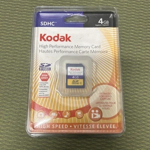 Nuova scheda di memoria fotocamera compatibile Kodak SDHC 4.0 GB con custodia - Foto 1 di 4