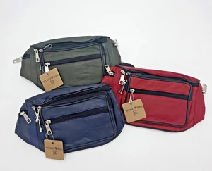 Hüfttasche Gürteltasche Bauchtaschen Crossover Crossbag Leder 420 - Bild 1 von 26