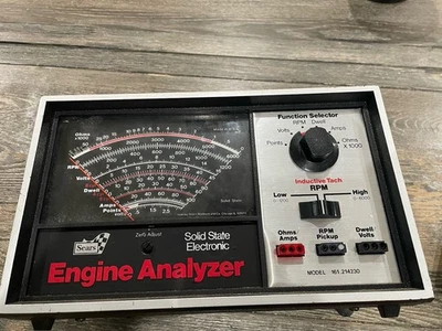 Analisador de motor de estado sólido Sears Craftsman 161.210400 com alguns cabos não testados - Imagem 1 de 4