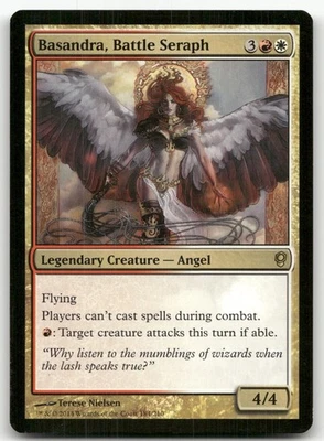 Basandra, Battle Seraph #184 (LP) Conspiracy CNS Magic MTG - Image 1 of 2