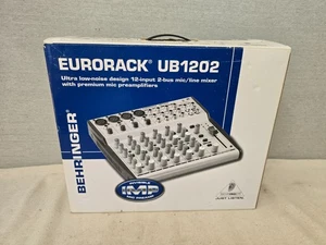 Behringer Eurorack UB1202 Ultra Low-Noise Design 12-Input 2-Bus Mic/Line Mixer - Picture 1 of 16