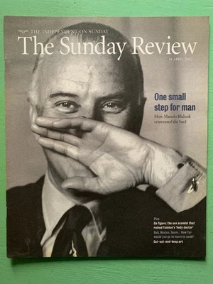 SUNDAY REVIEW 14-Apr-2002 MANOLO BLAHNIK Peter Wilton Ronnie Knight Stephen Gray - Image 1 of 2