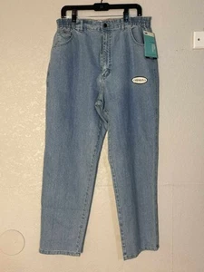 Jeans Lee Blue para mujer, talla 18 M, elásticos laterales en la cintura, - Imagen 1 de 5