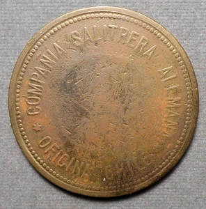 Chile: Oficina Chile, Compania Salitrera Alemana Vale Para La Pulperia, 1. Ru - Bild 1 von 2