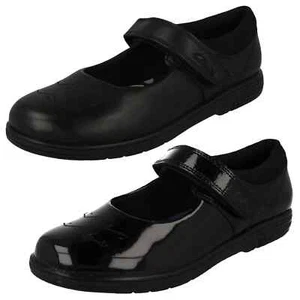 NIÑAS CLARKS JAZZY JIG CINTA RASGADO SUJECIÓN CORREA ZAPATOS - Imagen 1 de 19