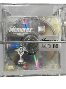 Memorex MD80 5 Pack Digital Recording MiniDisk - Picture 1 of 6