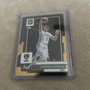 2022-23 Donruss Optic choice prizm Cameron Johnson black gold 7/8 Nets