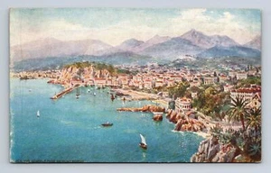 Bird's Eye View Generelt Over Mont Boron France H Wimbush Tuck's France Postcard - Picture 1 of 2