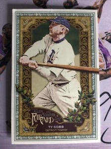 2023 Topps Allen & Ginter Box Topper Triple RIP Card Ty Cobb /99 - RIPPED !