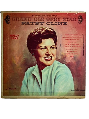 A TRIBUTE TO GRAND OLD OPRY STAR PATSY CLINE HOLLY LANE VINYL LP CLP-5342 - Image 1 of 4