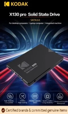 Kodak X130 PRO SSD Hard Disk Drive 128GB - Image 1 of 3