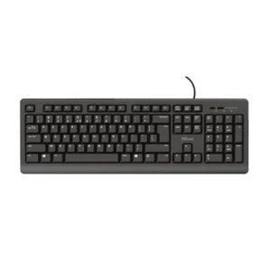 Trust PRIMO Tastatur AZERTY Layout leise Tasten flüssigkeitsabweisend schwarz - Bild 1 von 1