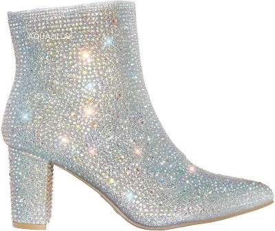 Botines Forever para mujer con estrás adornados en punta ICEBERG-12 Foto 1 de 4