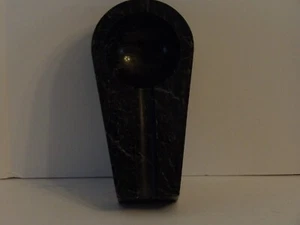 VINTAGE SOLID MARBLE CIGAR ASHTRAY/PIPE HOLDER 7 1/2X3 3/4X1 3/4 - Picture 1 of 4