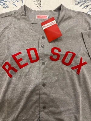 Camiseta Mitchell & Ness Babe Ruth Red Sox Colección Cooperstown Foto 1 de 4