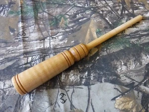 TURKEY CALL FRICTION STRIKER 1 Curly Maple Hickory Shaft TYLERSBURG YELPERS - Picture 1 of 4