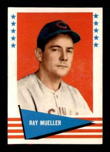 1961 Fleer #128 Ray Mueller   NM/NM+ X2510812