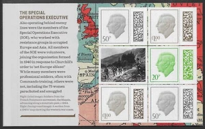 GB 2025 VALOUR AND VICTORY STORIES OF WWII DEFINITIVE PRESTIGE BOOKLET PANE MNH - Picture 1 of 1