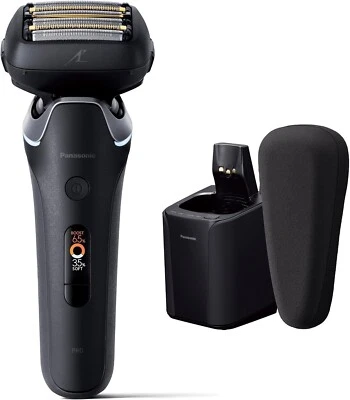Panasonic ES-L690U-K Lamdash PRO 6-blade shaver w/ automatic cleaning charger JP - Image 1 of 4