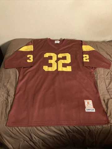 OJ Simpson USC Trojans Football Jersey Size 60 Gridiron Greats VTG Sportswear Cover