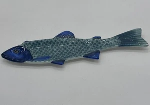 Plato Decorativo Pared Colgante Náutico Department 56 Peces Azul Verde Decoración - Imagen 1 de 13