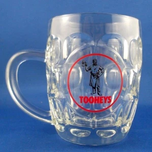 RARE Tooheys (RAVENHEAD, ENGLAND) Dimple Beer Tankard Mug Stein Man Cave Bar VG - Picture 1 of 12