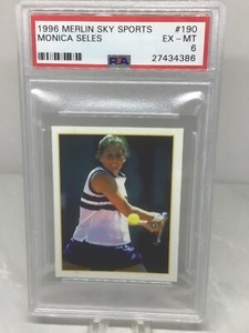 1996 Merlin Sky Sports #190 Monica Seles PSA 6 (Top Pop, Pop 1)