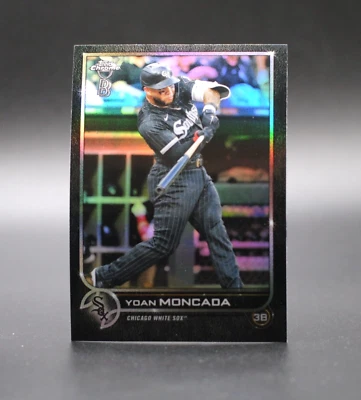 2022 Topps Chrome Ben Baller YOAN MONCADA Card #127 Chicago White Sox - Image 1 of 2