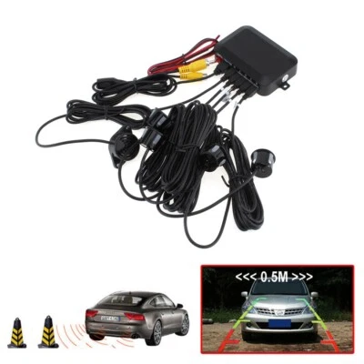 Dual Core CPU Car Video Parking Sensor Reverse Backup Radar Assistance Auto - Image 1 of 4
