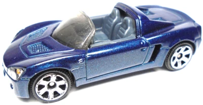 2009 MATCHBOX OPEL SPEEDSTER CONVERTIBLE BLUE 1:55 DIECAST 2 5/8" CAR - Image 1 of 4