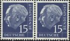 BRD (BR.Duitsland) 184x horizontaal Echtpaar postfris 1954 Heuss