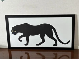 DANESE EnzoMari Black Panther Poster - Picture 1 of 1