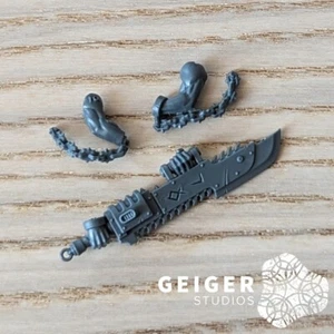 Warhammer 40k World Eaters Chaos Bits | Jakhals | Two Handed Mauler Chainblade - Bild 1 von 1