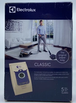 Genuine OEM Electrolux Classic S-Bag Vacuum Bags 5 Pack EL200G - Image 1 of 4