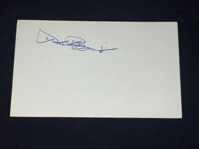 Phil Rizzuto Vintage Signed 3x5 Index Card JSA COA New Yoke Yankees Baseball HOF - Image 1 of 2