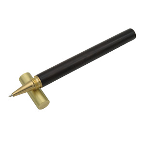 Edler Kugelschreiber mit Holzgriff Schreibstift Dunkel