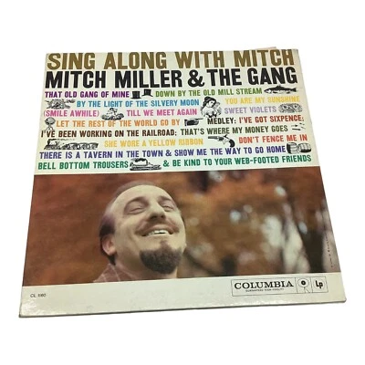 Sing-Along With Mitch Miller & The Band Columbia 12in Album Vinyl Record LP Foto 1 de 4