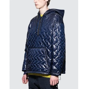 Converse Quilted Puffer Hoodie Mens Sz L Perks and Mini PAM Mutation Gloss Blue - Picture 1 of 13