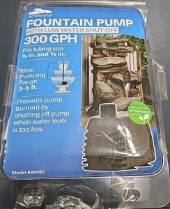 Bomba de fuente de 300 GPH con función de apagado de agua baja, apagado automático  - Imagen 1 de 2