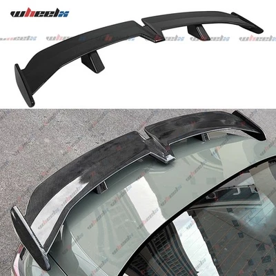 55" Carbon Look Rear Trunk Spoiler Wing PRO Style For Audi A3 S3 RS3 A4 S4 A5 A6 - Image 1 of 4