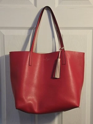 TOTE REVERSIBLE KATE SPADE Rojo/Rosa Foto 1 de 4