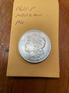 Morgan Silber Dollar 1921, Stempelglanz, besseres Datum - Bild 1 von 2
