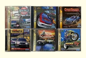 Lot 6 Sega Saturn Rally Championship Daytona USA Racing Games Set SS Tested - Picture 1 of 2