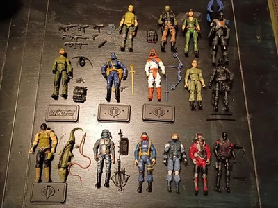 GI Joe Lote de 15 25 Dólares General Moderno Croc Master Ojos de Serpiente Sombra de Tormenta Foto 1 de 4