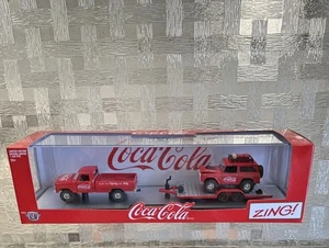 M2 Machines Coca Cola Hauler 1972 Ford F-250 Explorer 4x4 & 1966 FordBronco TW11 - Picture 1 of 5