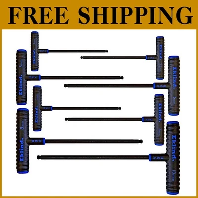EKLIND 8pc Metric MM Hex Key Set with T-Handle - Image 1 of 4