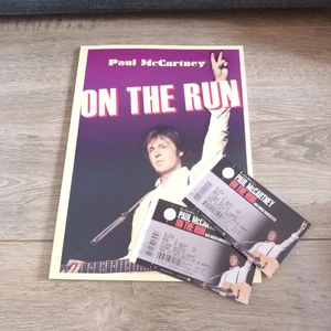 Paul McCartney Programme and 2 Tickets - On The Run Tour 2011 - Beatles - Bild 1 von 12
